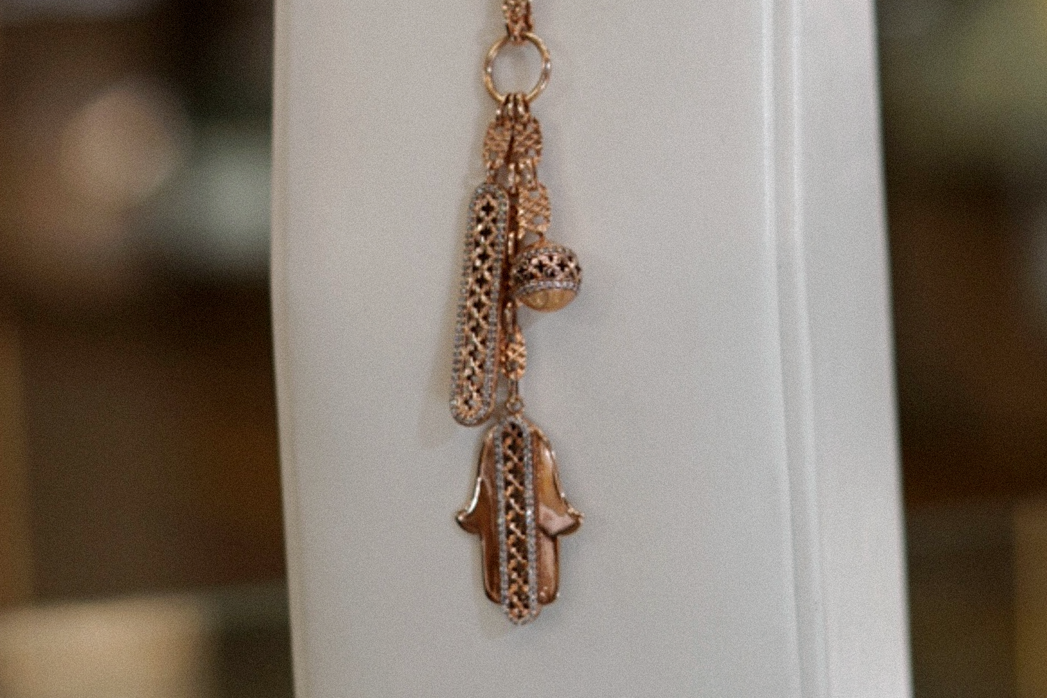 Luxury gold jewellery piece