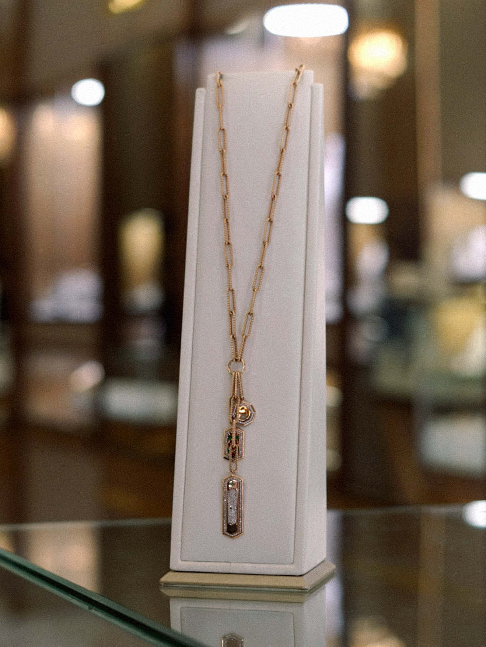 Luxury gold jewellery piece