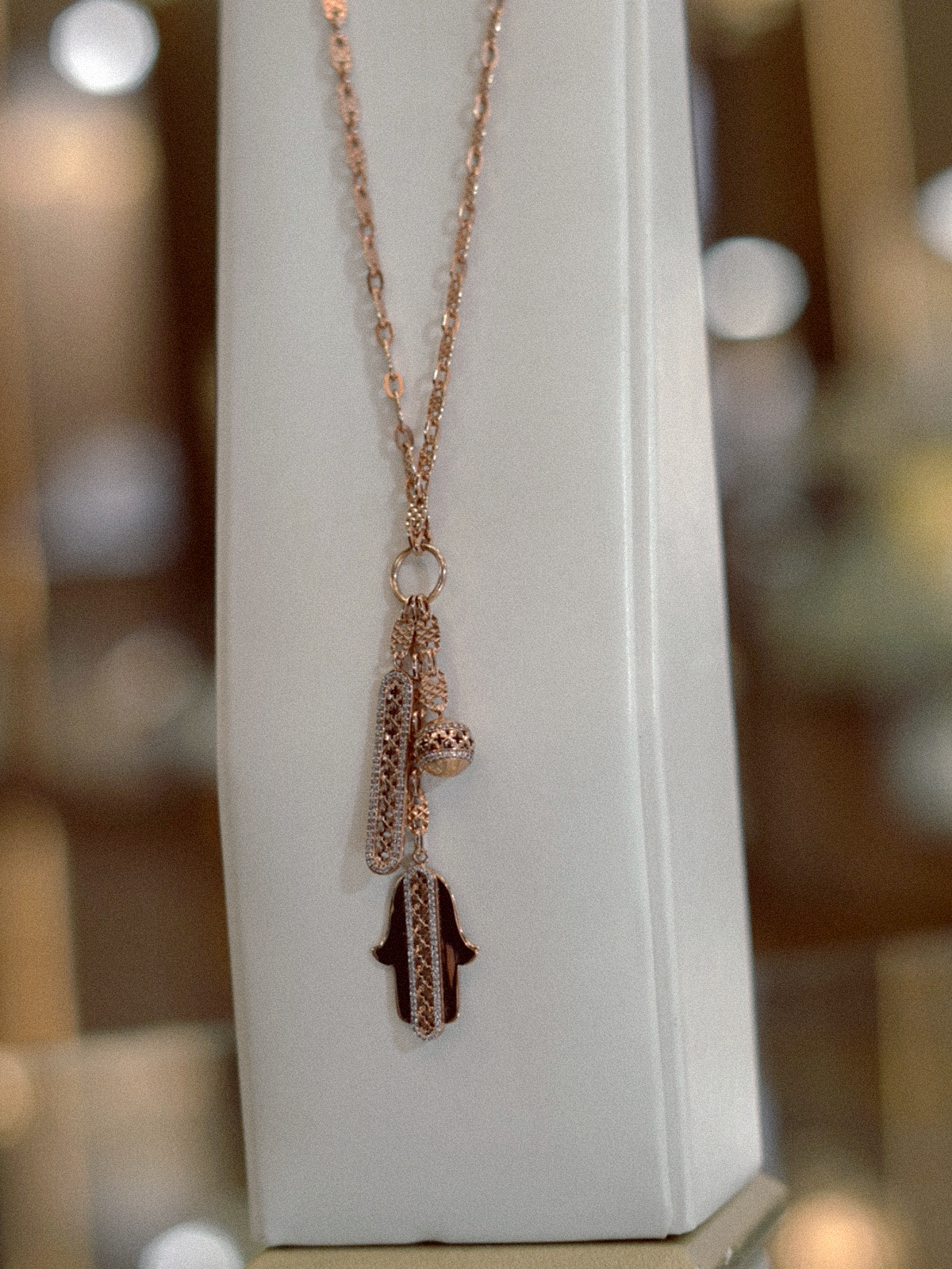 Luxury gold jewellery piece